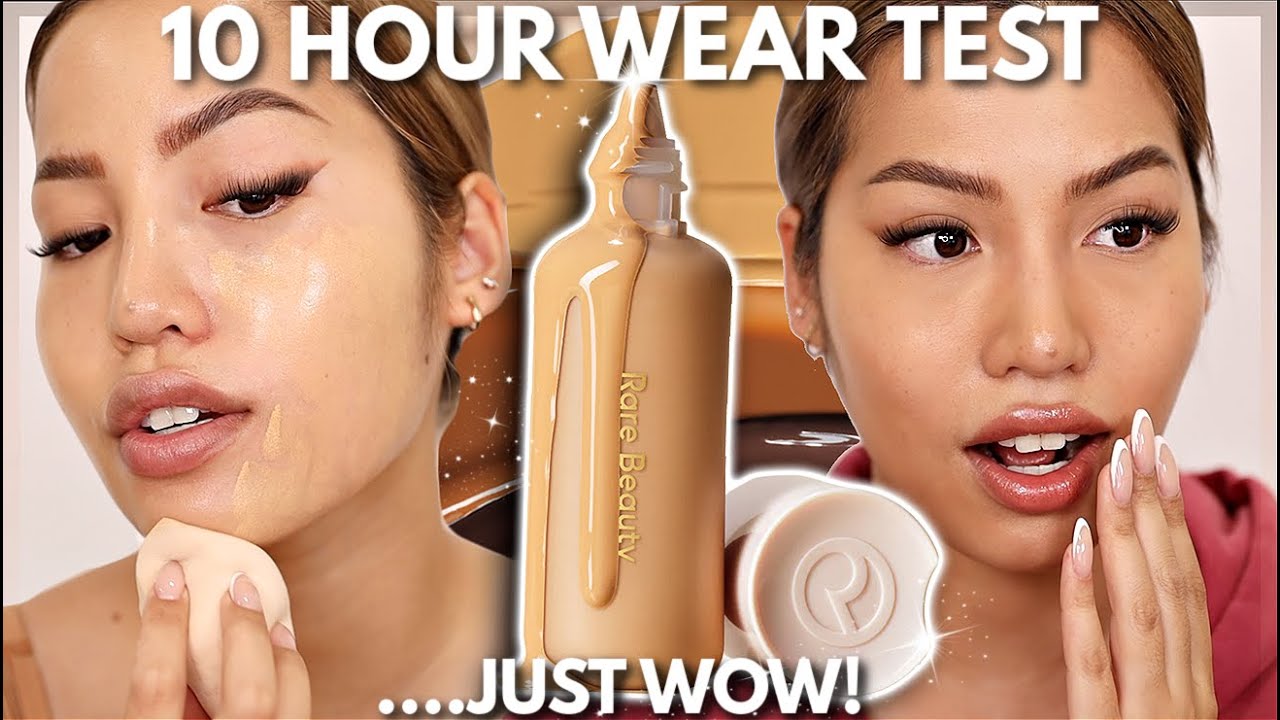 ..SO GOOD! NEW RARE BEAUTY TINTED MOISTURIZER | WEAR TEST ON OILY SKIN