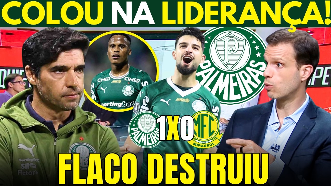 IMPRENSA DESTACOU! O PALMEIRAS VENCEU E COLOU na LIDERANÇA! Abel Ferreira FEZ DESABAFO FORTE!