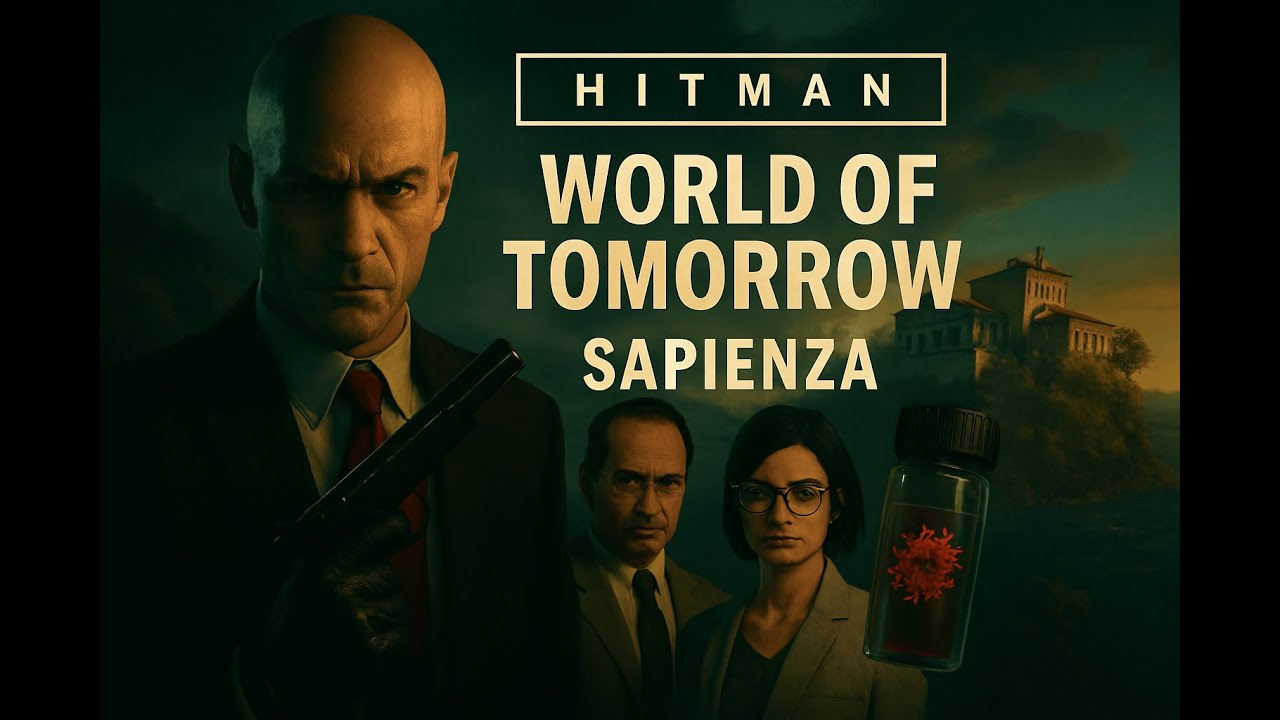 HITMAN 2016. Part-3. World Of Tomorrow. Sapienza. Italy. #gaming #stealth #hitman #agent_47 #italy