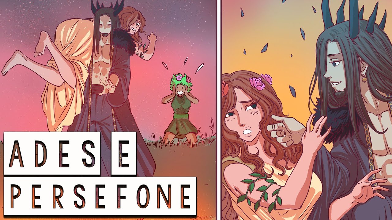 Ade e Persefone: Il mito delle stagioni (Plutone e Proserpina) - Mitologia Greca Illustrate- Fumetti