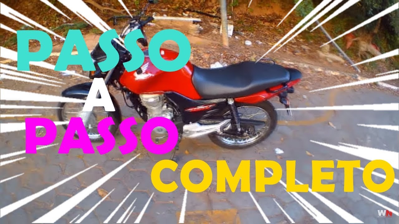 PASSO A PASSO COMO ANDAR DE MOTO, PELA PRIMEIRA VEZ [COMPLETO] [INICIANTES]