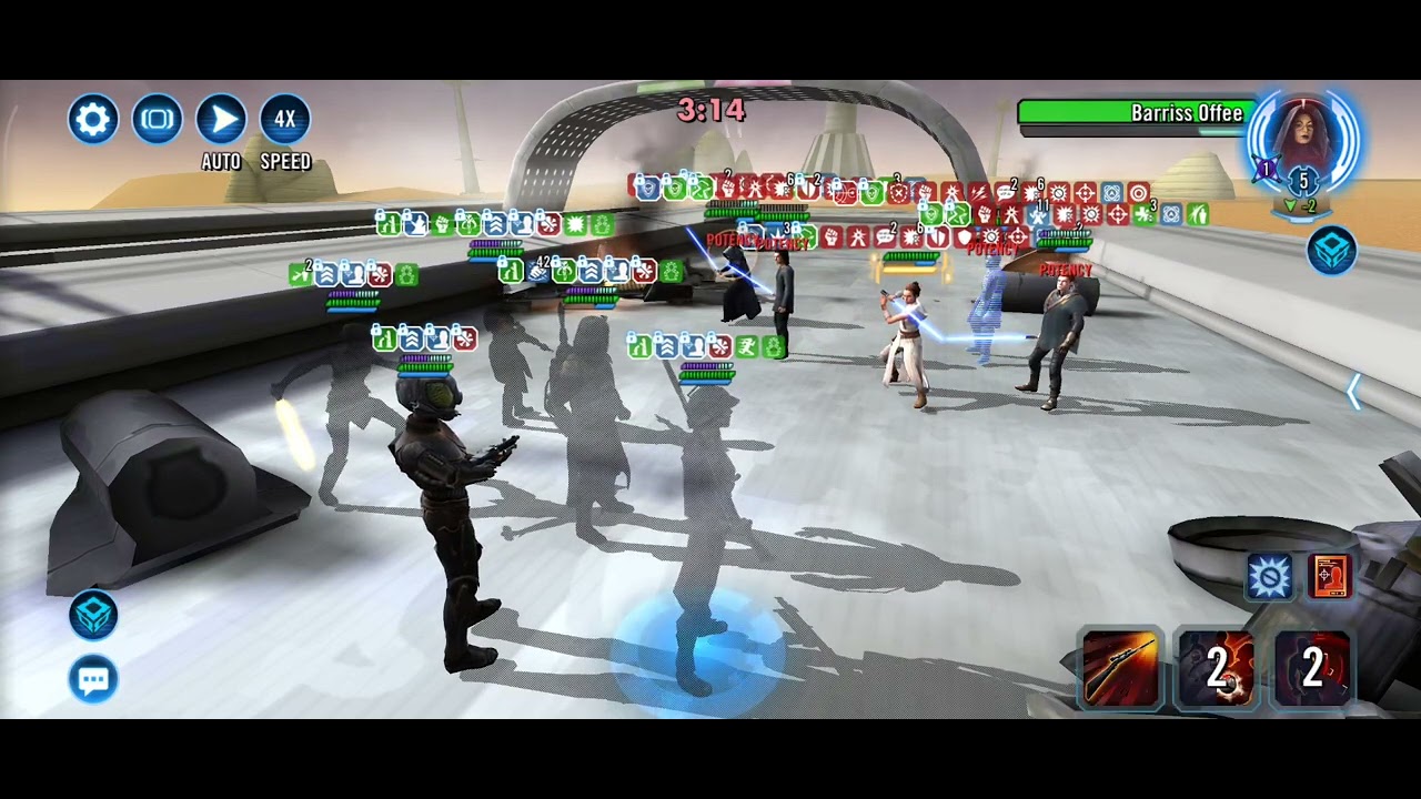 Swgoh - Boba Scion vs Rey Ezra Barris FDC GAC 5v5 @kiaowe007 