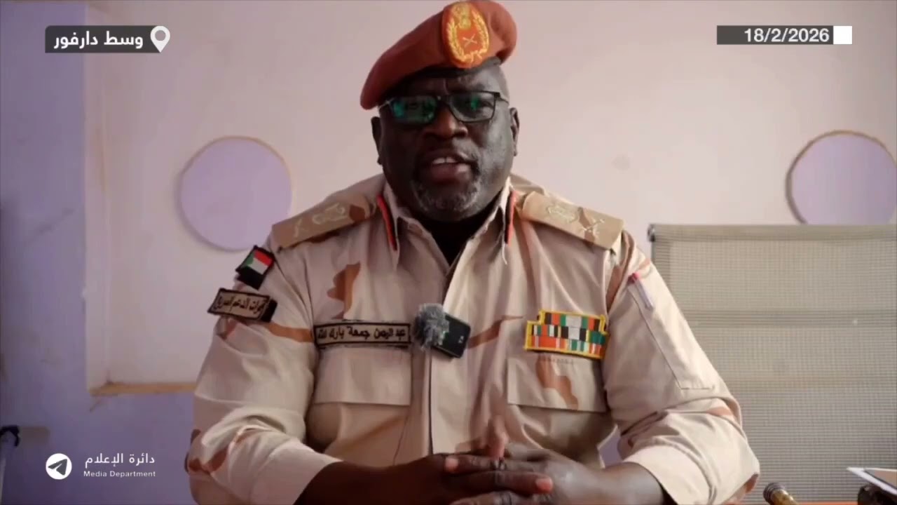 القائد المليشيات اهل دقلو في الزالنجي عبدالرحمن جمعة يهاجم القوات المسلحة ويتهمها باستهداف المدنيين