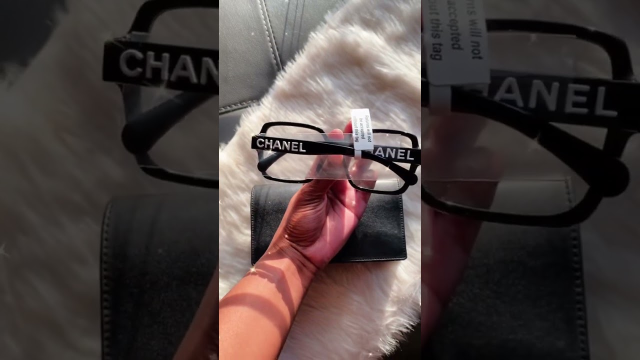 Chanel Square Transparent Glasses Unboxing & Mod Shots