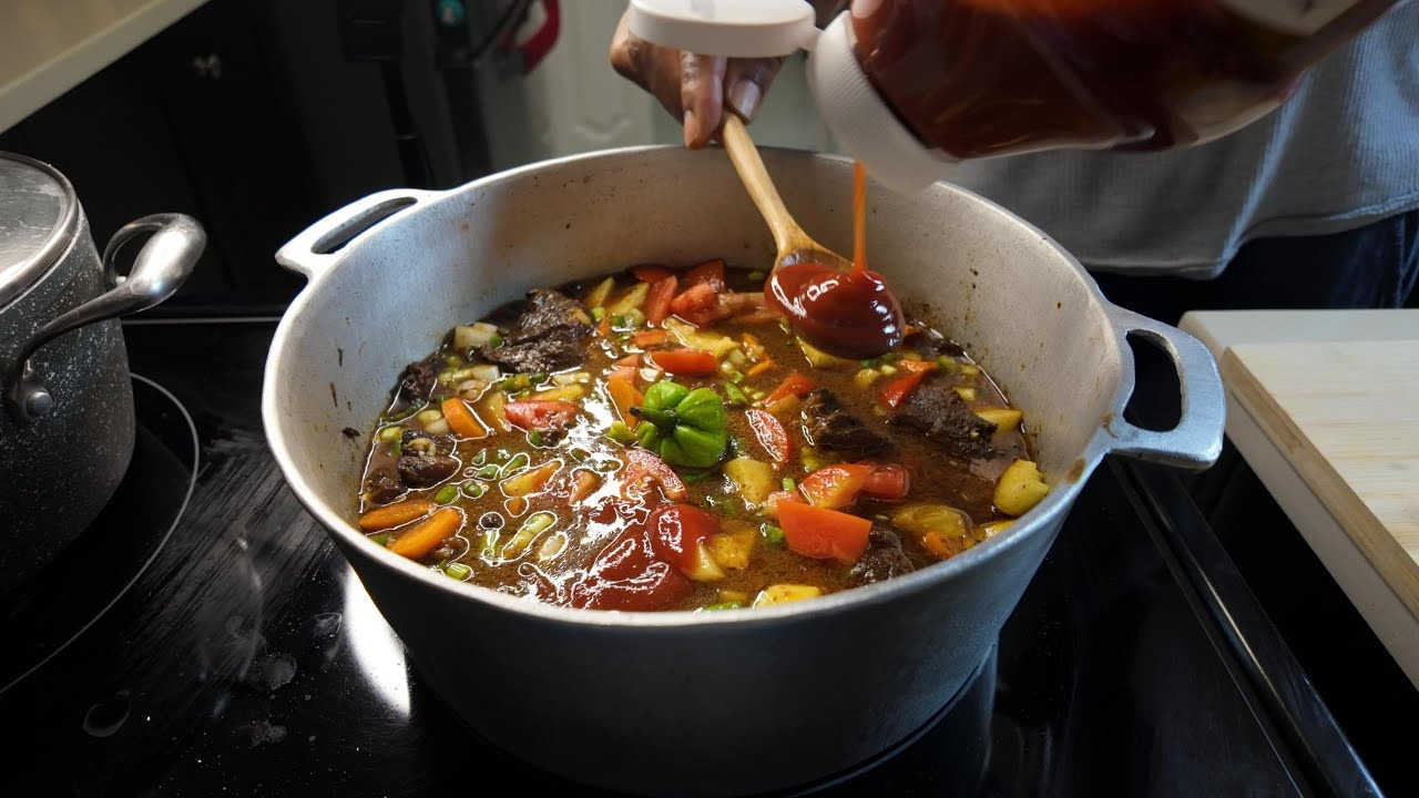 Stew Beef Recipe ( Yaad Style )
