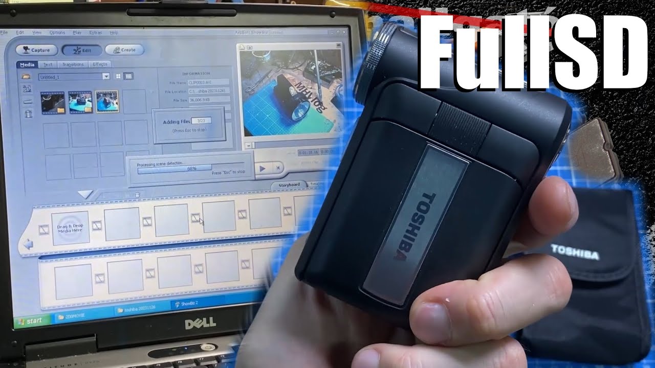 Youtube videót készítettem egy 18 éves, ÚJ kamerával! - Toshiba Camileo PX1333e - FullSD