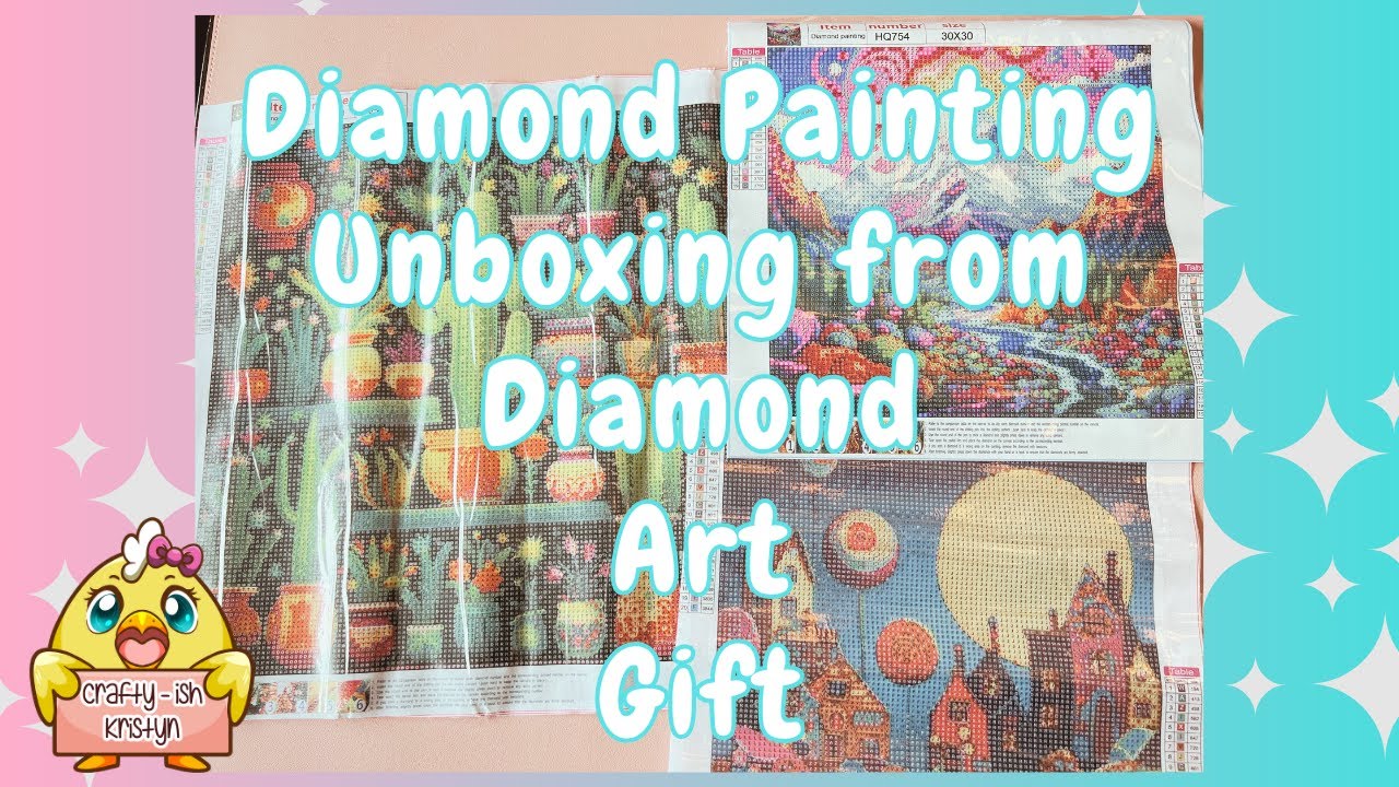 Diamond Painting Unboxing from Diamond Art Gift | #DiamondArtGift