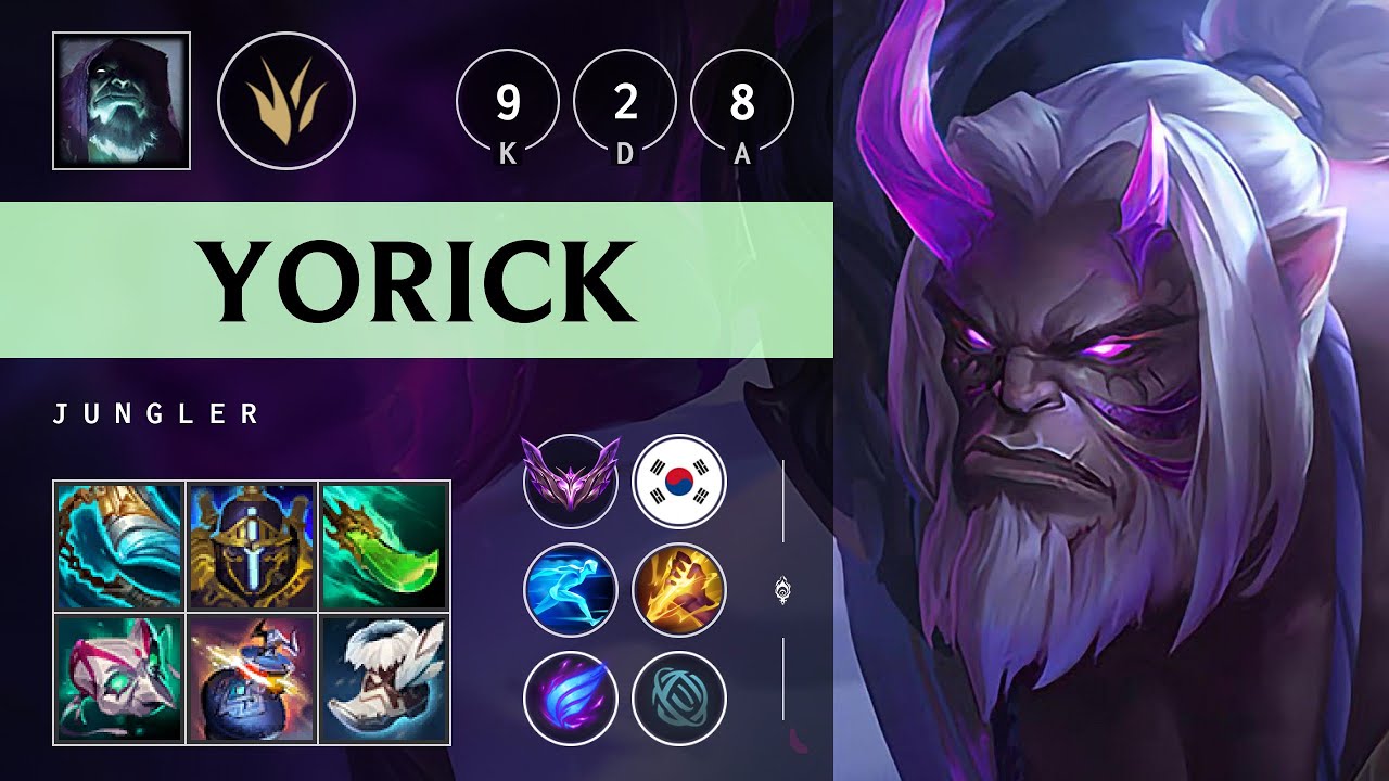 Yorick Jungle vs Viego - KR Master Patch 25.04