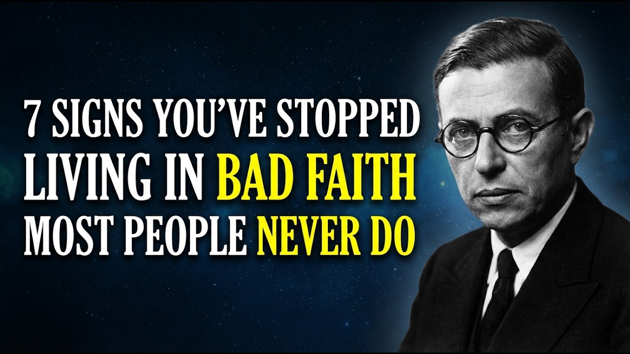 7 Signs You’ve Stopped Living in Bad Faith (Most People Never Do) — Sartre