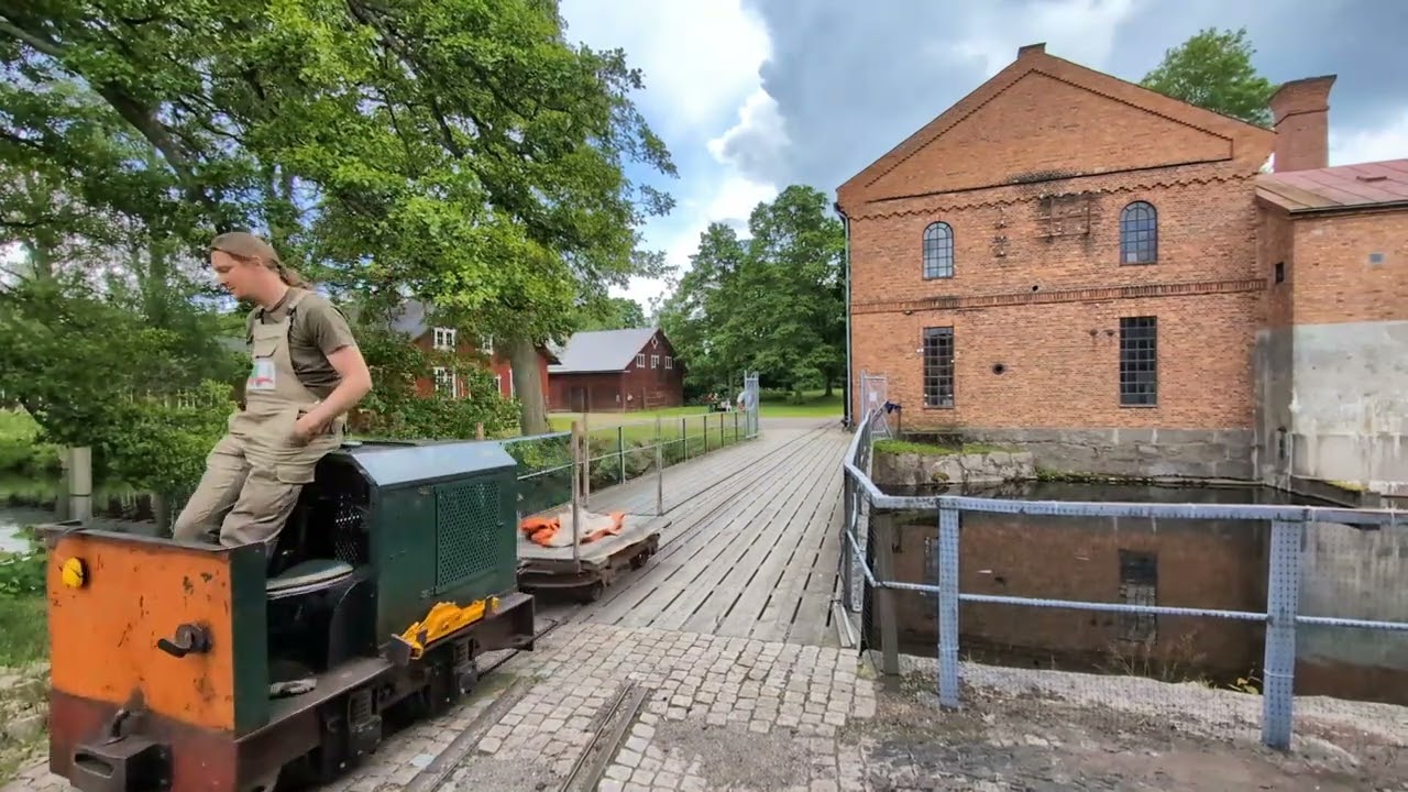 Die Wilde 13 bei der Forsviks Bruks Järnväg
