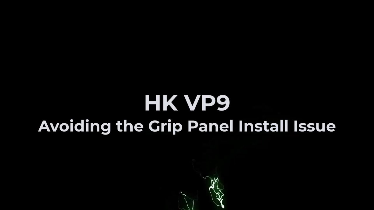 Avoid this problem when install grip panel on HK VP9!