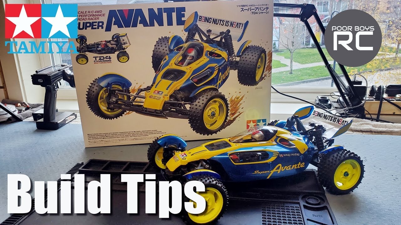 Tamiya TD 4 Super Avante Build Tips