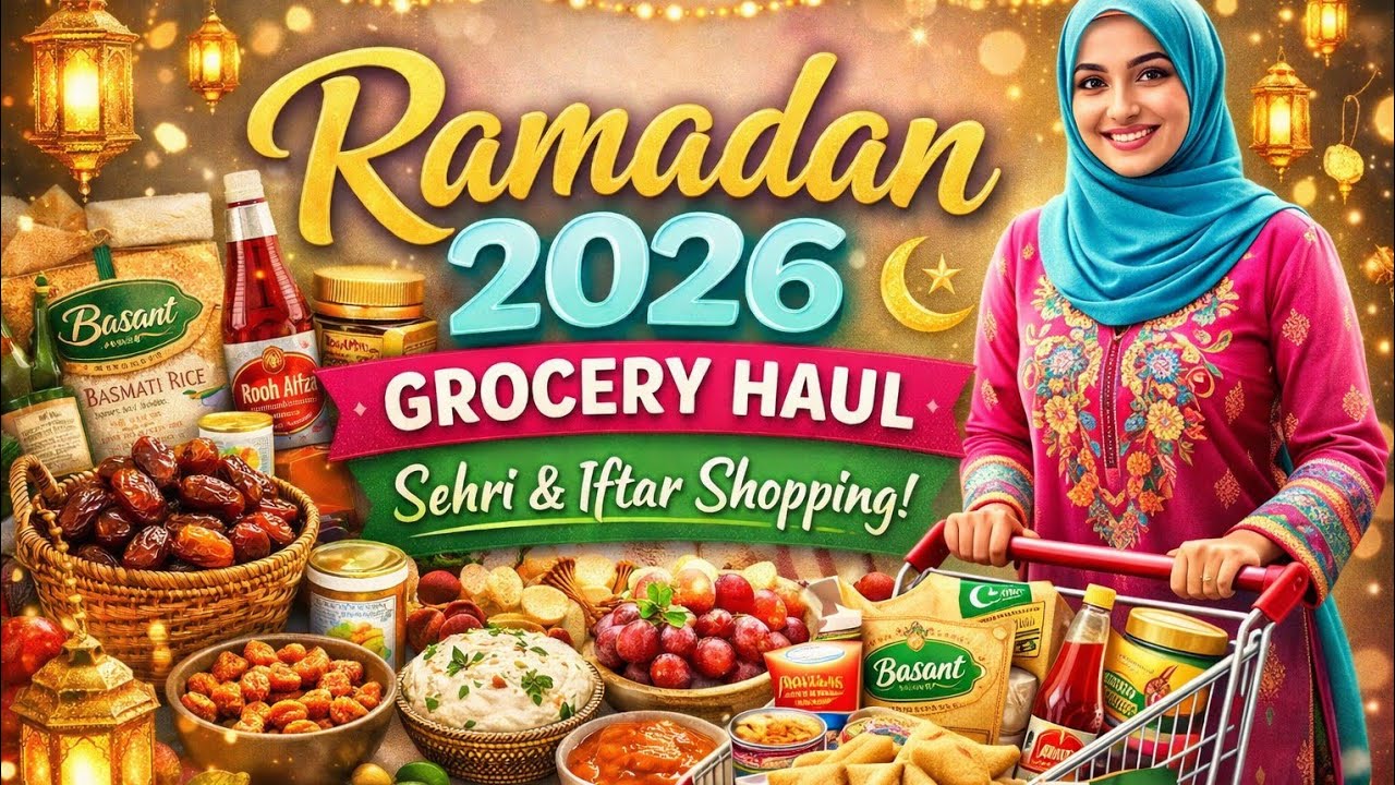 Ramadan 2026 Grocery Haul in Pakistan 🇵🇰 | Complete Ramadan Monthly Shopping Vlog