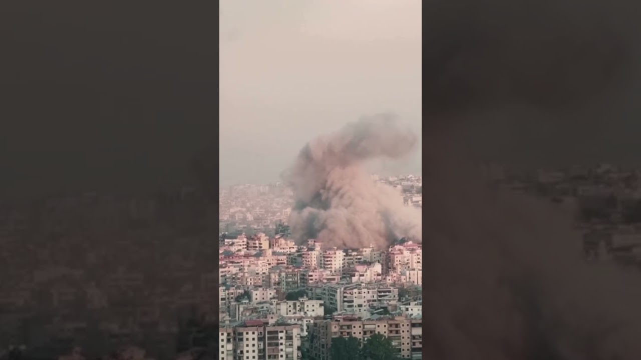 Smoke blankets southern Beirut as Israel strikes continue
