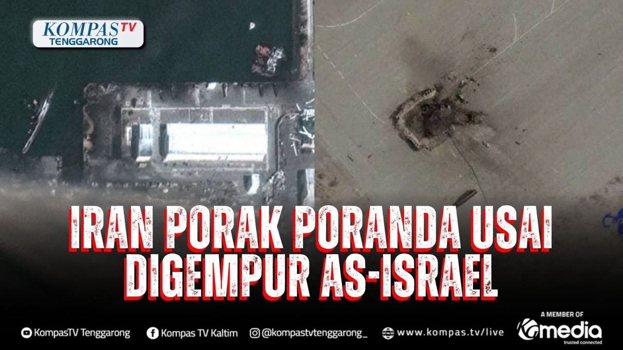 Pantauan Udara Fasilitas di Pangkalan Militer Iran