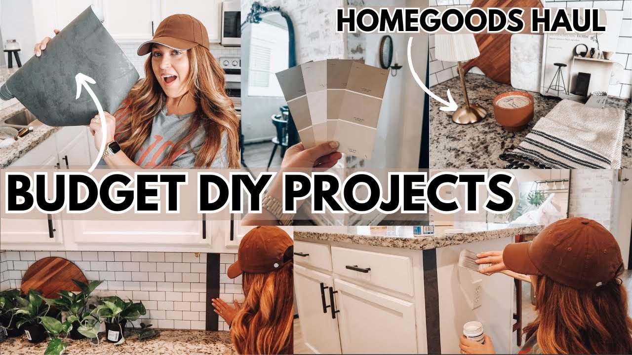 STARTING A KITCHEN MAKEOVER / BUDGET/RENTER FRIENDLY MAKEOVER PREP / HOME VLOG / HOMEGOODS HAUL