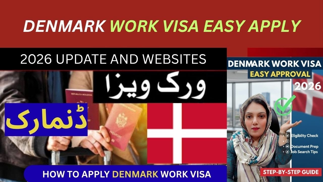DENMARK Country Work Visa VISIT VISA........ How to apply 2026