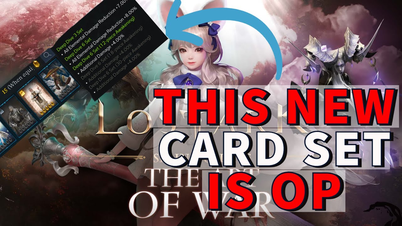 THIS NEW CARD SET IS OP - 12% ADDITIONAL DAMAGE IN LOST ARK