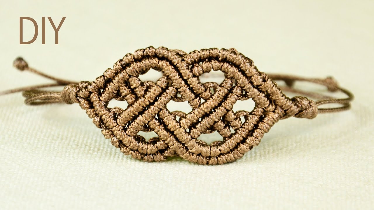Celtic Style Macrame Bracelet