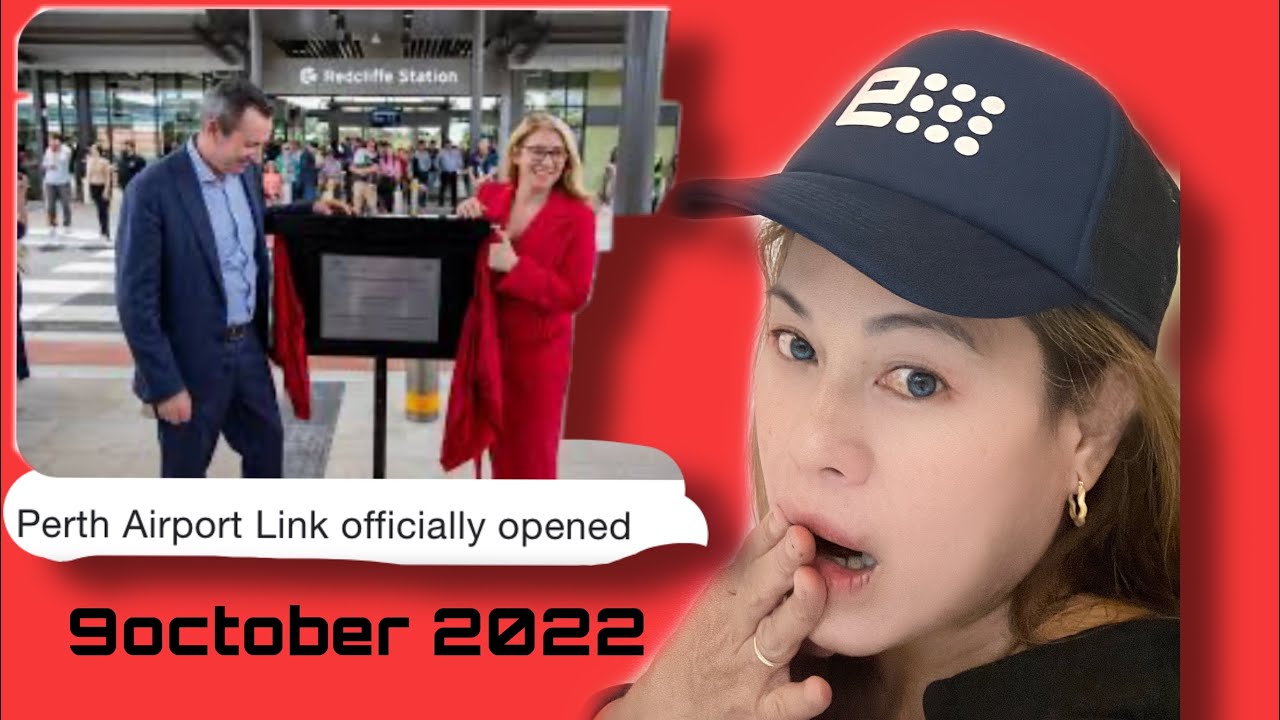 W.A Perth airport train Open on the Public