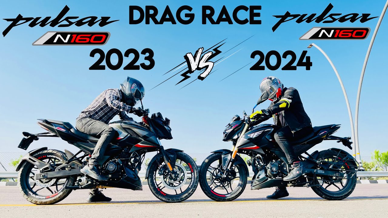 n160 vs n160 New 2024 Drag race #race #dragrace #bajaj #n160 #pulsar #n160
