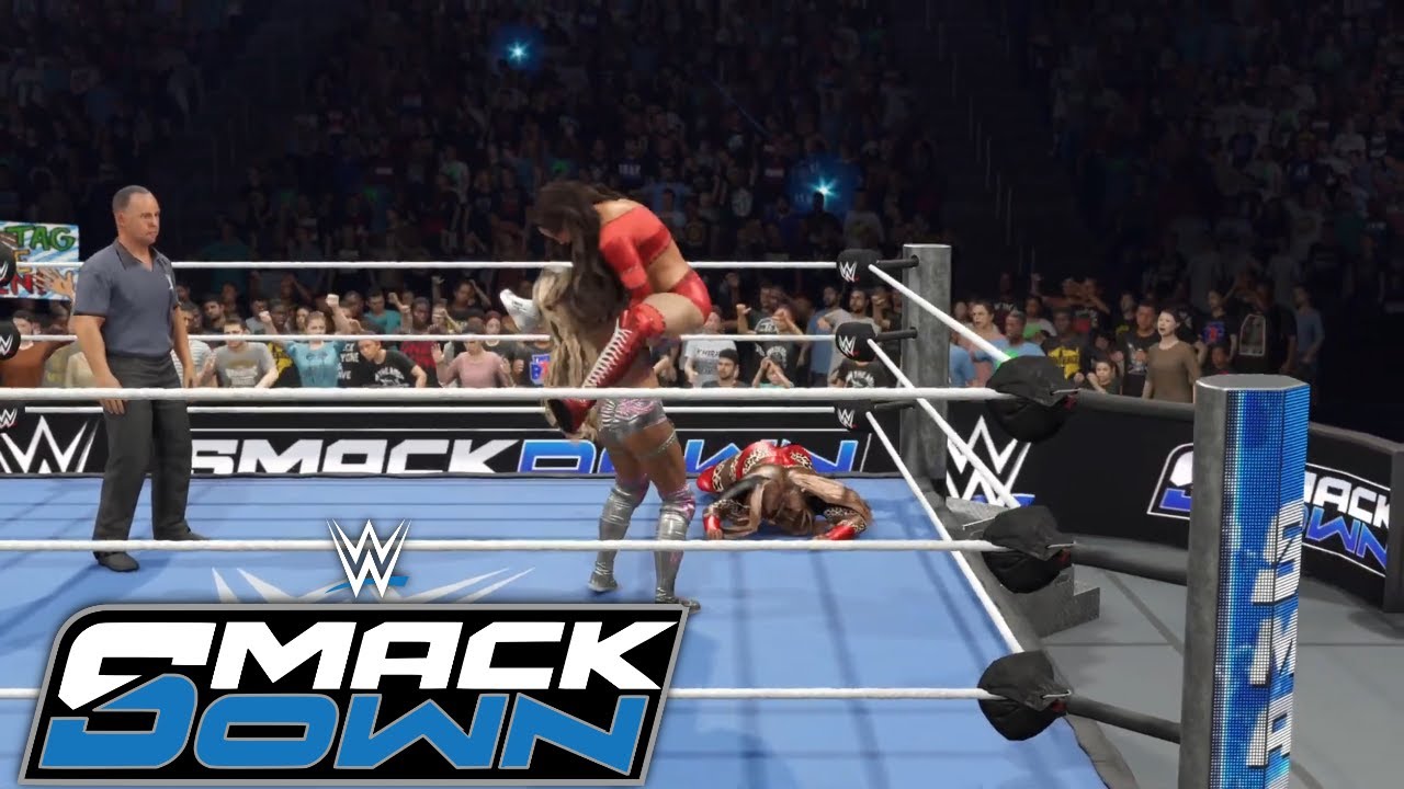 WWE 2K25 - Chelsea Green Thwarts Oncoming Tiffany Stratton Mid Match Attack - Smackdown 23/1/2026