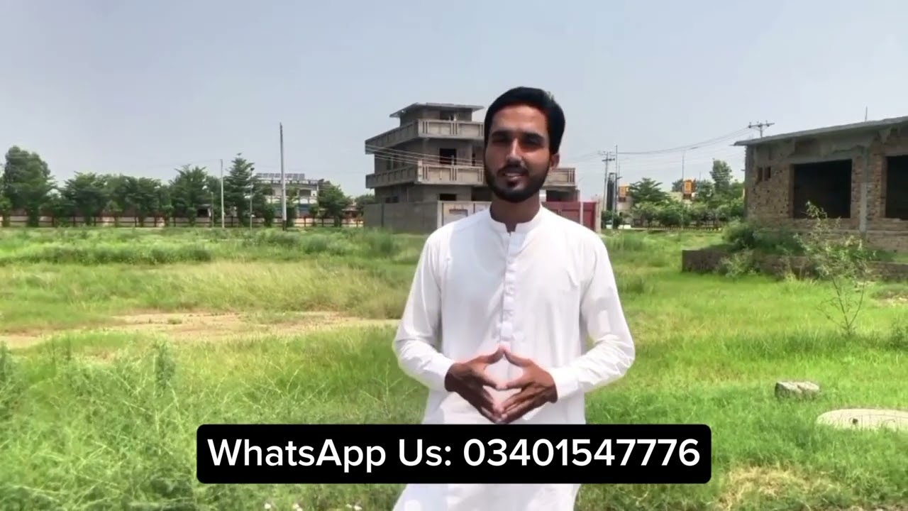 16 Marla plot available green mansions mardan. 