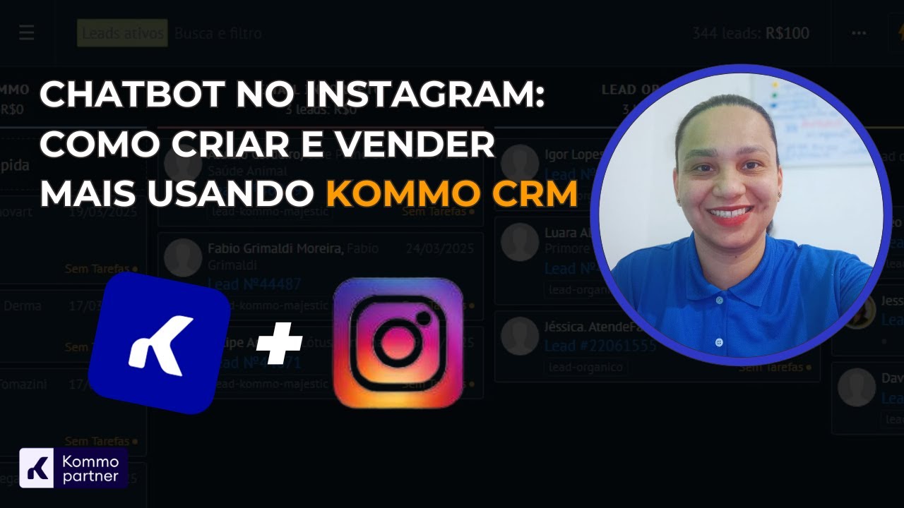 Chatbot no Instagram: Como Criar e Vender Mais Usando Kommo CRM