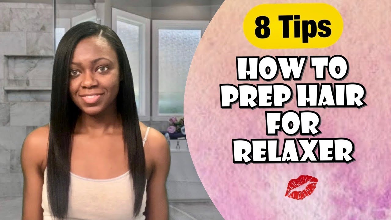 How to Prep hair for a Relaxer | Pre Relaxer Wash Day #relaxedhair #healthyrelaxedhair #hairtips