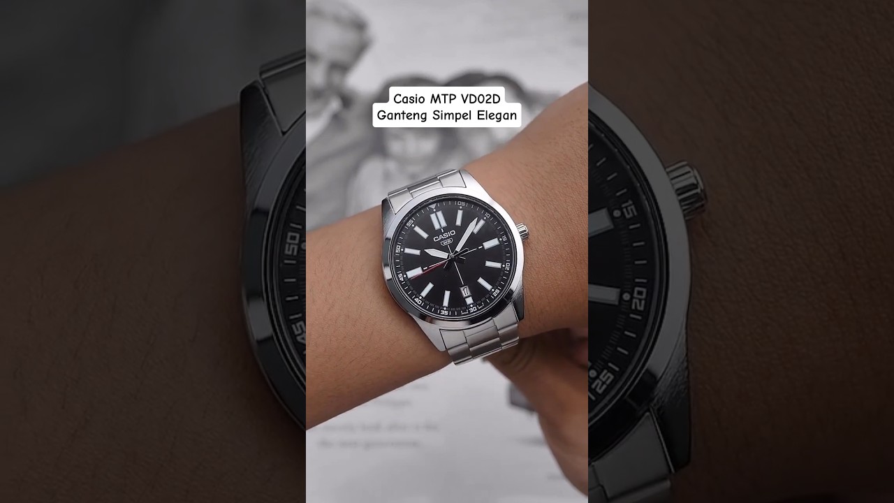Jam Tangan Pria, Casio MTP VD02D Original