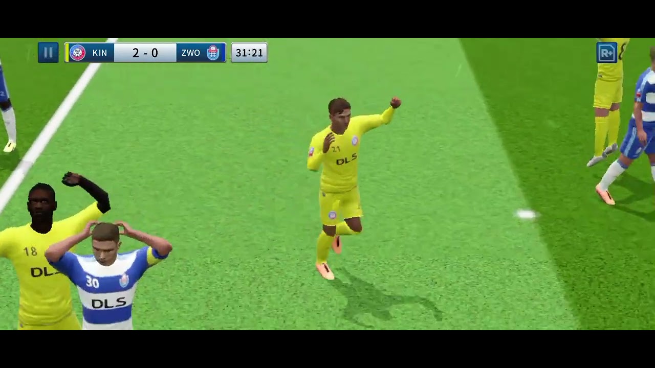 العبت دريم ليجا لكن من غير ما اطلع صوتي وفزت 2:0
