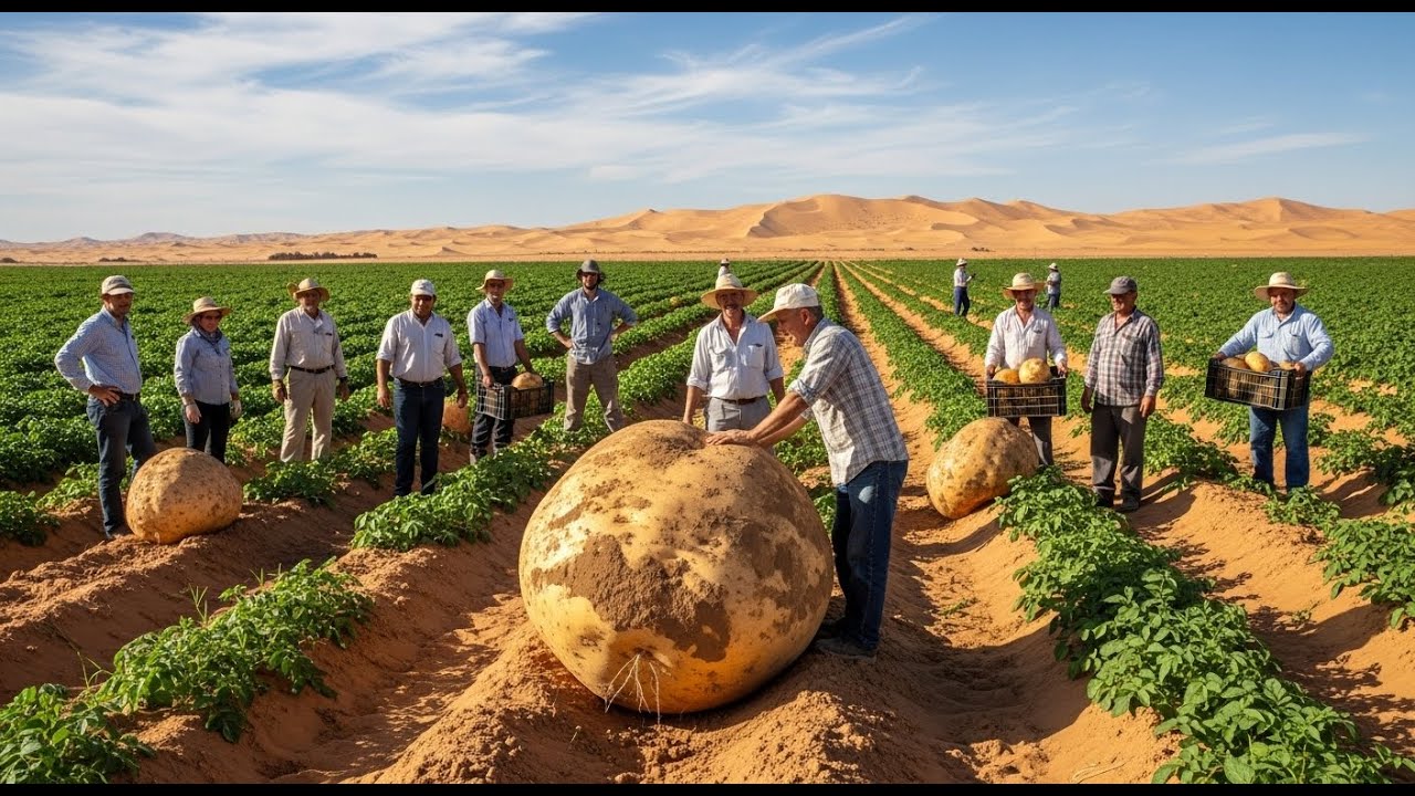 How Did They Turn a Barren Desert Into a Potato Oasis? — Watch Until the End to Find Out