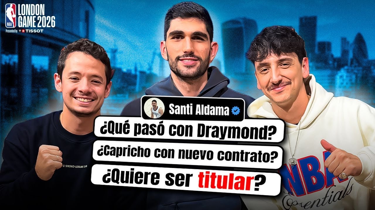 ¡ESPECIAL CON SANTI ALDAMA EN LONDRES! Contesta a todo…