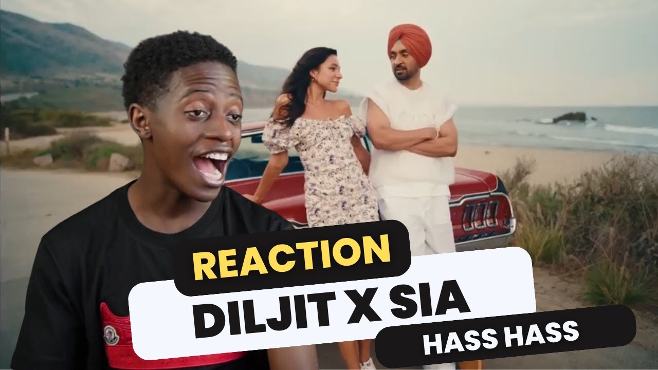 Hass Hass (Official Video) Diljit X Sia REACTION