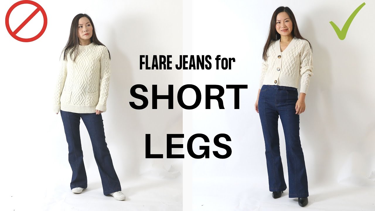How to wear flare jeans if you have short legs (like me)