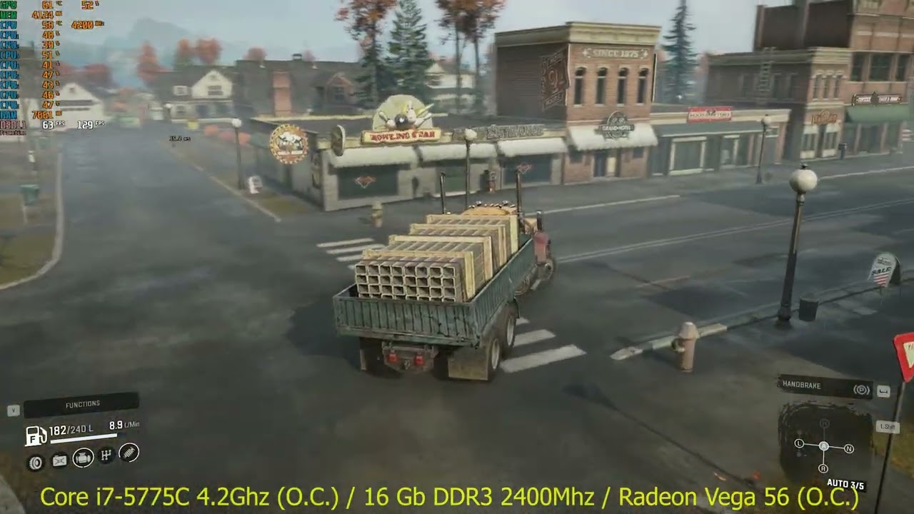 Тест SnowRunner 2020 / i7-5775C 4.2Ghz / 16 Gb DDR3 2400Mhz / Radeon Vega 56 (O.C.)