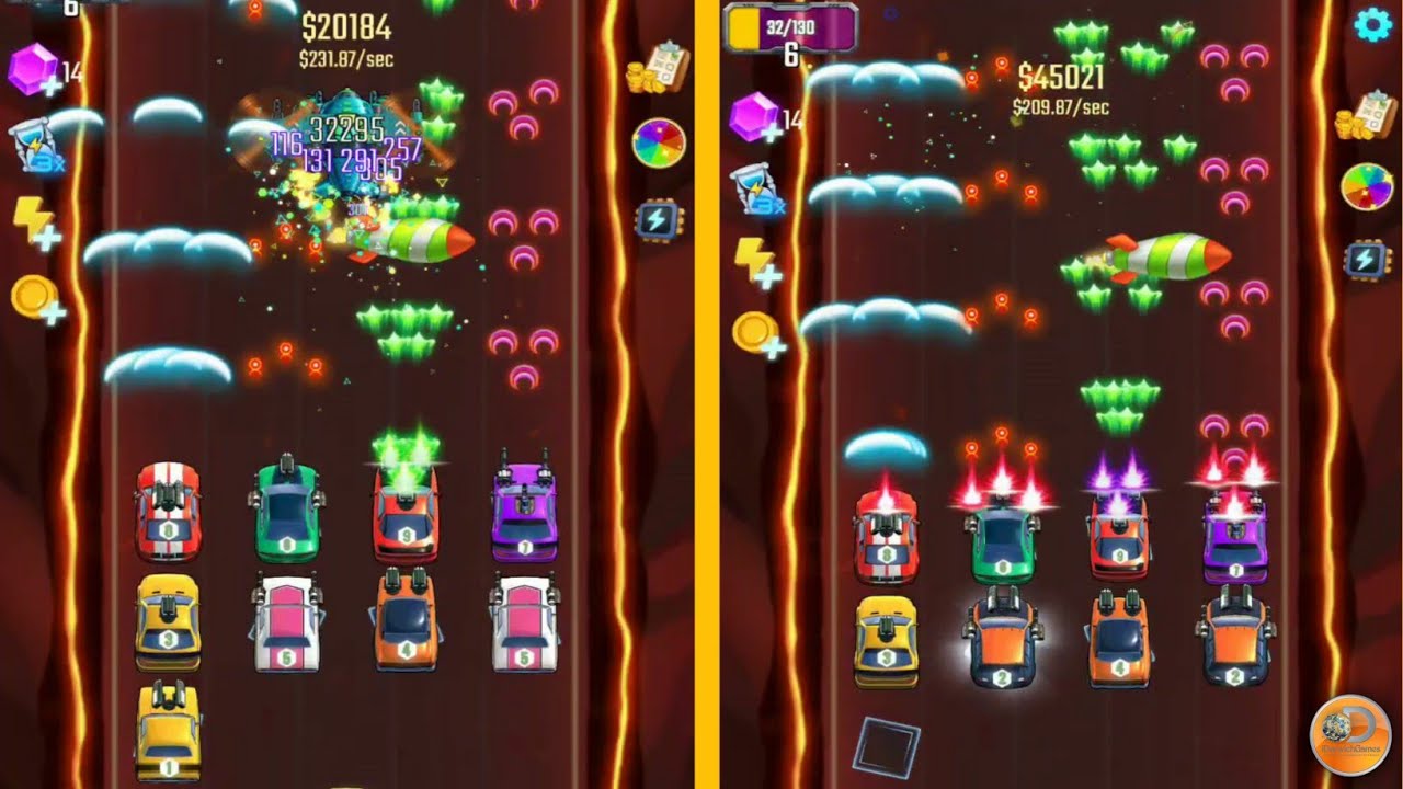 Merge Revenge - Idle Fast Car Shooting Tycoon Wave 8 - Walkthrough Part 1 Gameplay Android
