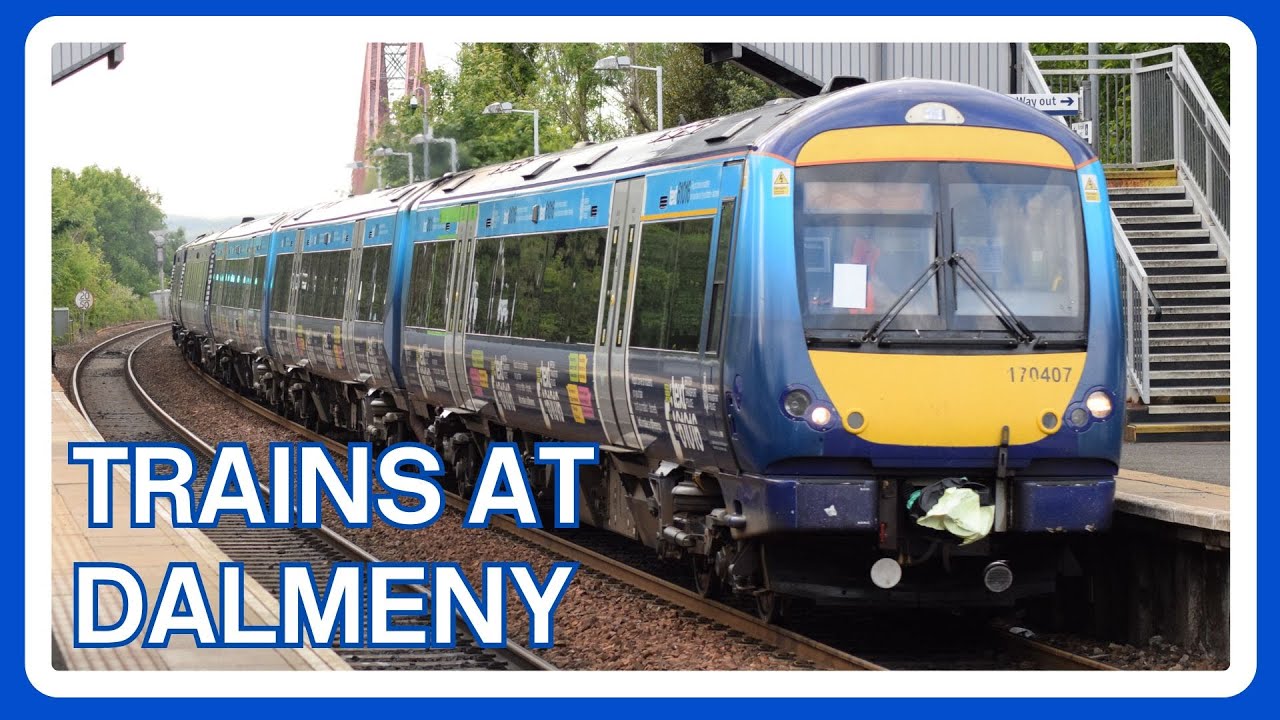 TRAINS at DALMENY (Fife Circle) - 11/06/2024
