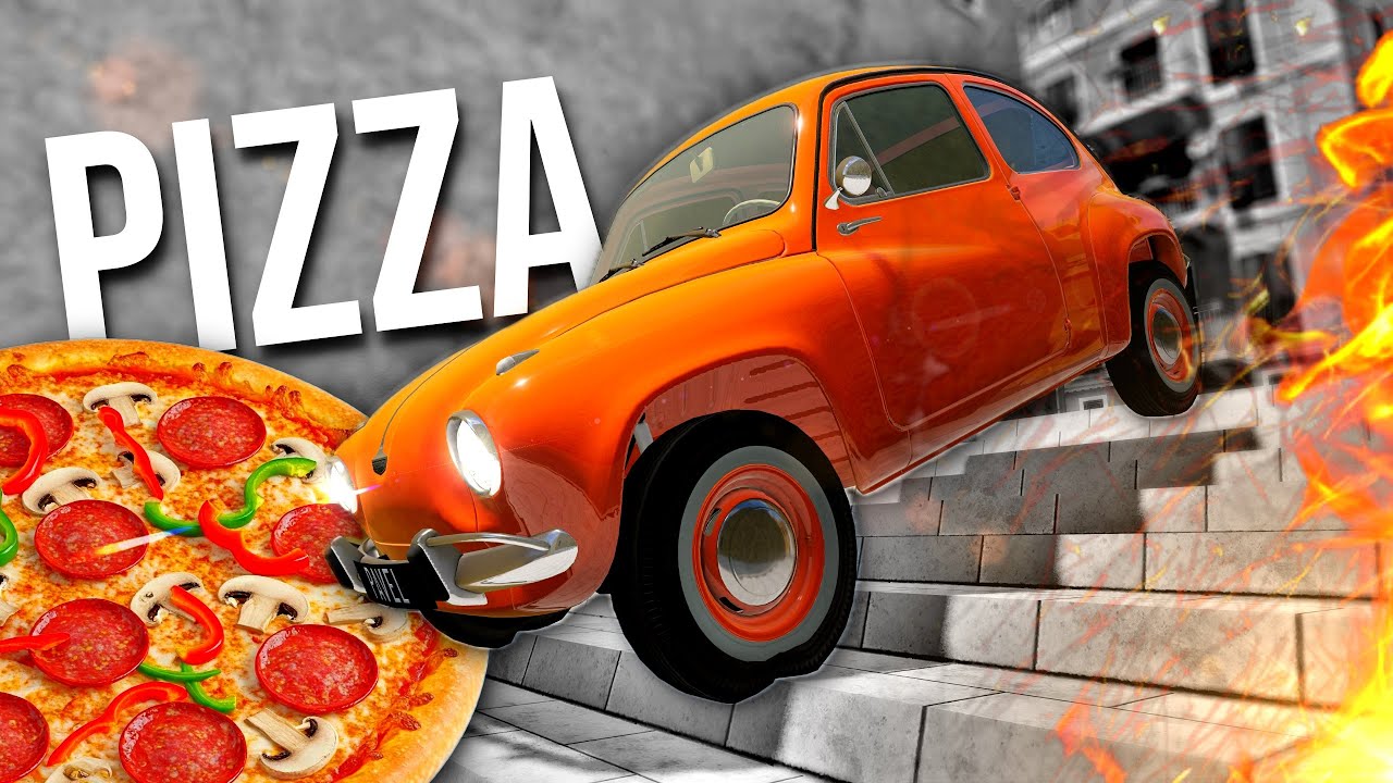 DOSTAWA PIZZY 🍕 Wyzwania, Wypadki i Śmiech | BeamNG.drive