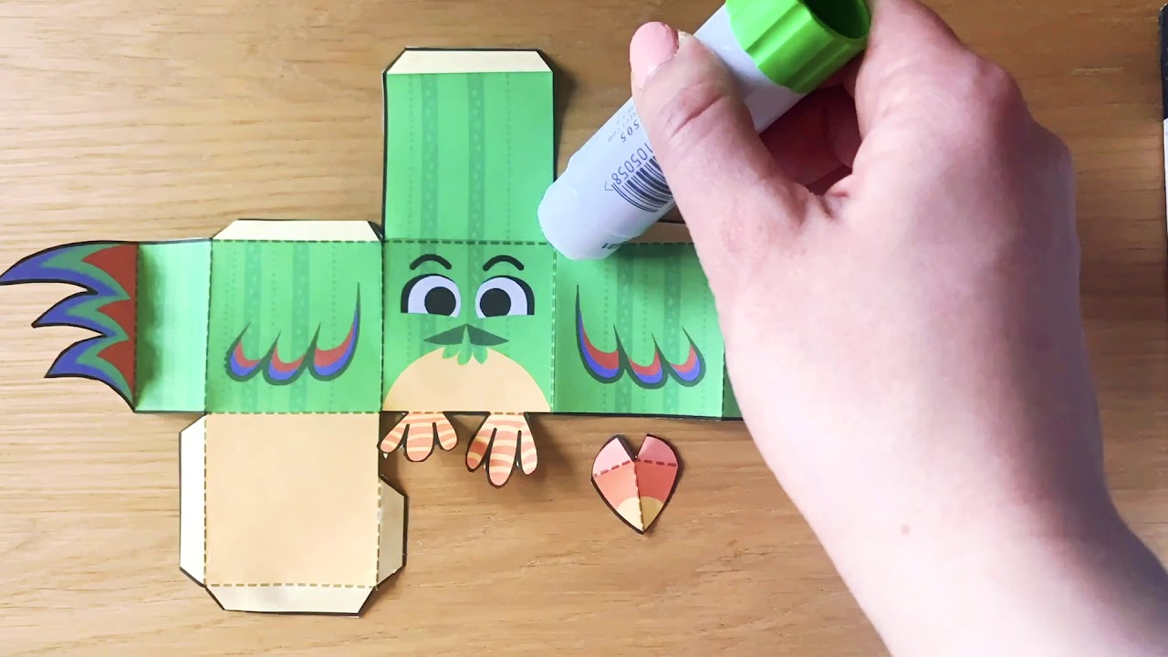 Epson Kids' Corner - Como criar animais de papel em casa (Pássaro)