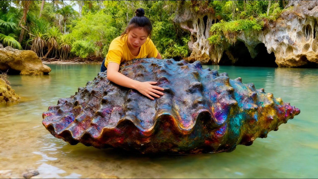 Discovered a rare and beautiful giant river clam and brought great wealth, noble pearls