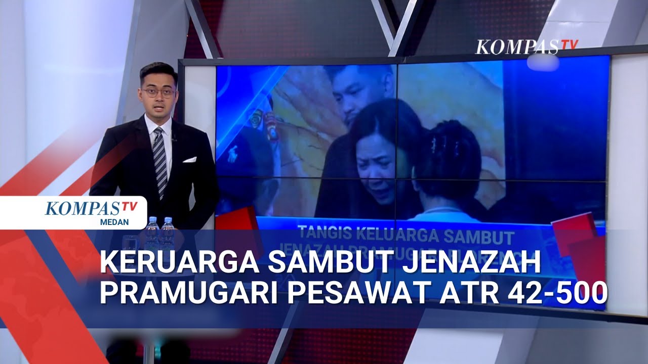 Kedatangan Jenazah Pramugari Pesawat ATR 42-500 Florencia Lolita Wibisono Disambut Tangis Keluarga