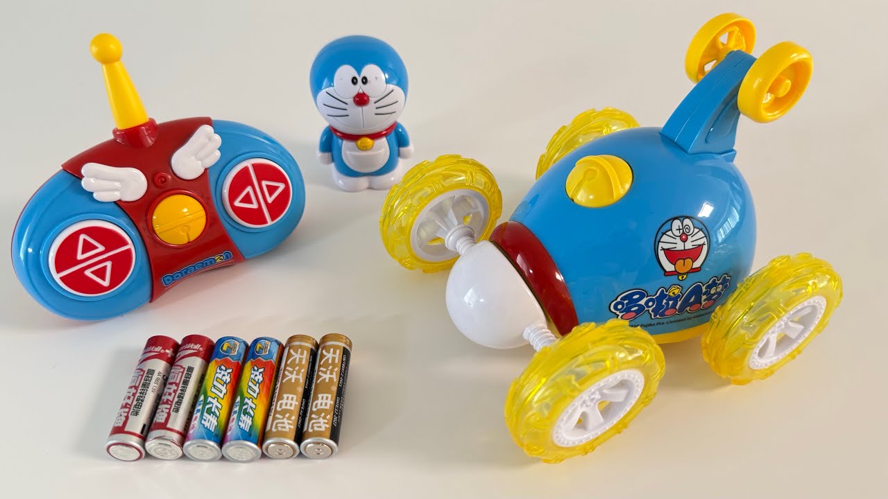 Unboxing Doraemon Remote Control Dump Truck, Doraemon Rocking Bus, RC Cute Car, RC Alloy Racing Car