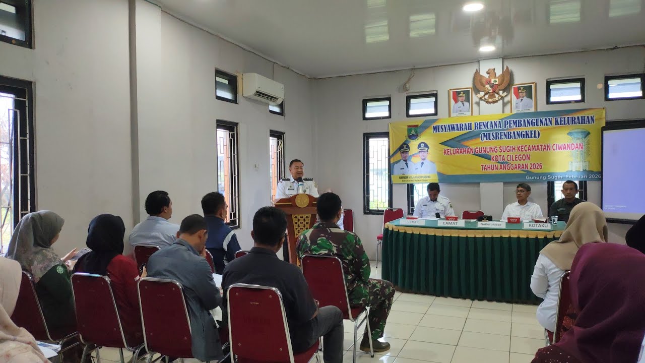 Musrenbangkel 2026 Kelurahan Gunung Sugih Dihadiri Camat Ciwandan