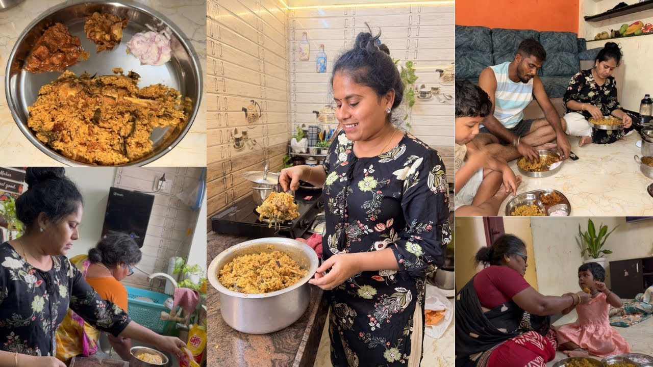 Aasaiya samaiyal | mutton bhotti,gravy nattukozhi biriyani🔥🔥| @ModernTamilachi 