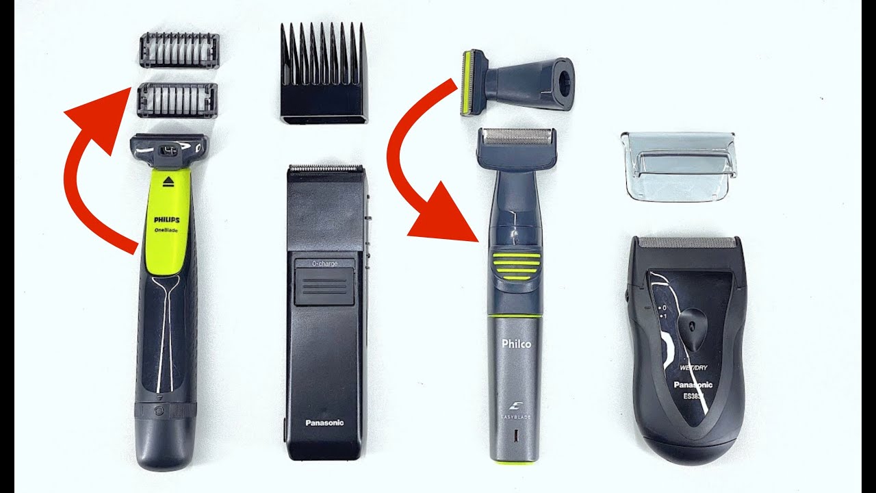 Qual Barbeador Corta Mais Rente OneBlade VS Easyblade VS Shaver Philips ou Maquininha Panasonic ?