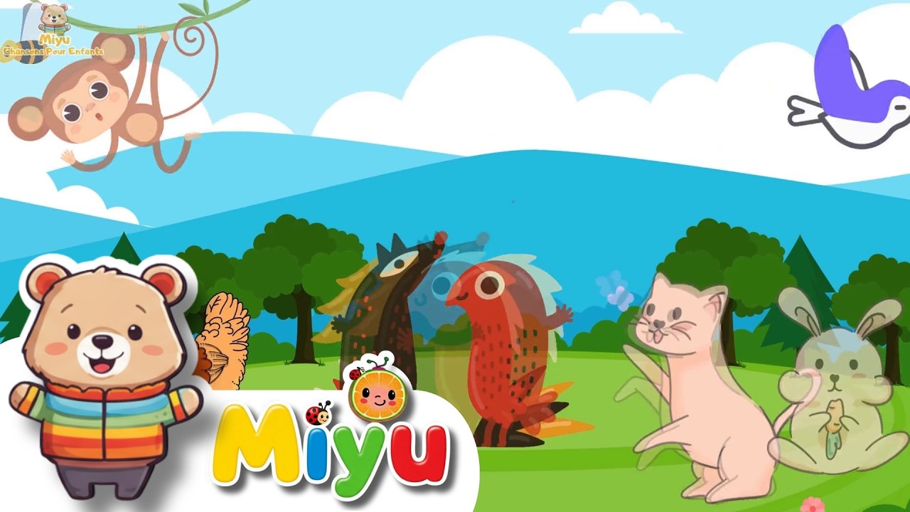 🎵✨ 7 Chansons Magiques pour Enfants - Saisons, Animaux & Aventures avec Miyu ! 🚗🐸🎨