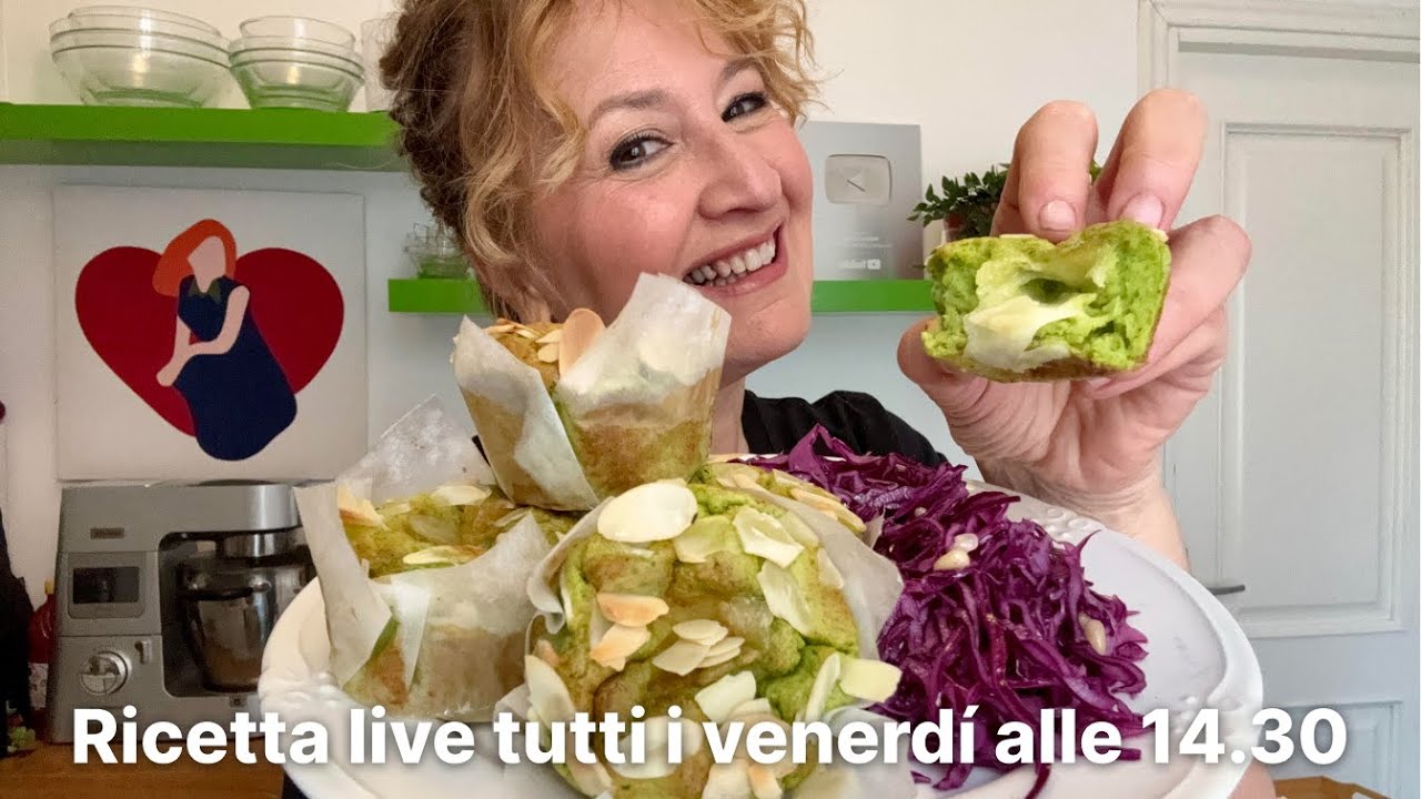 Sformatini di broccoli e patate con cuore filante