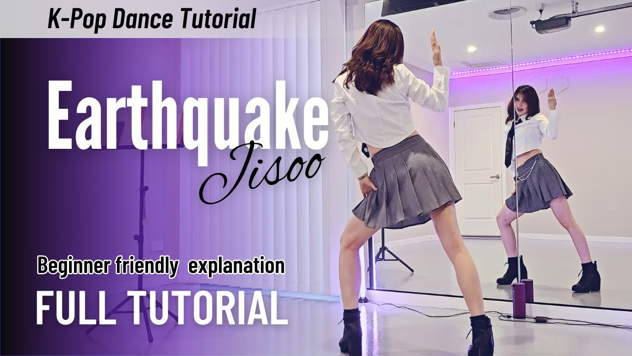 Jisoo ‘Earthquake’ Full Choreography Step-by-Step Beginner Dance Tutorial #BLAKCPINK | Ria DanceFit