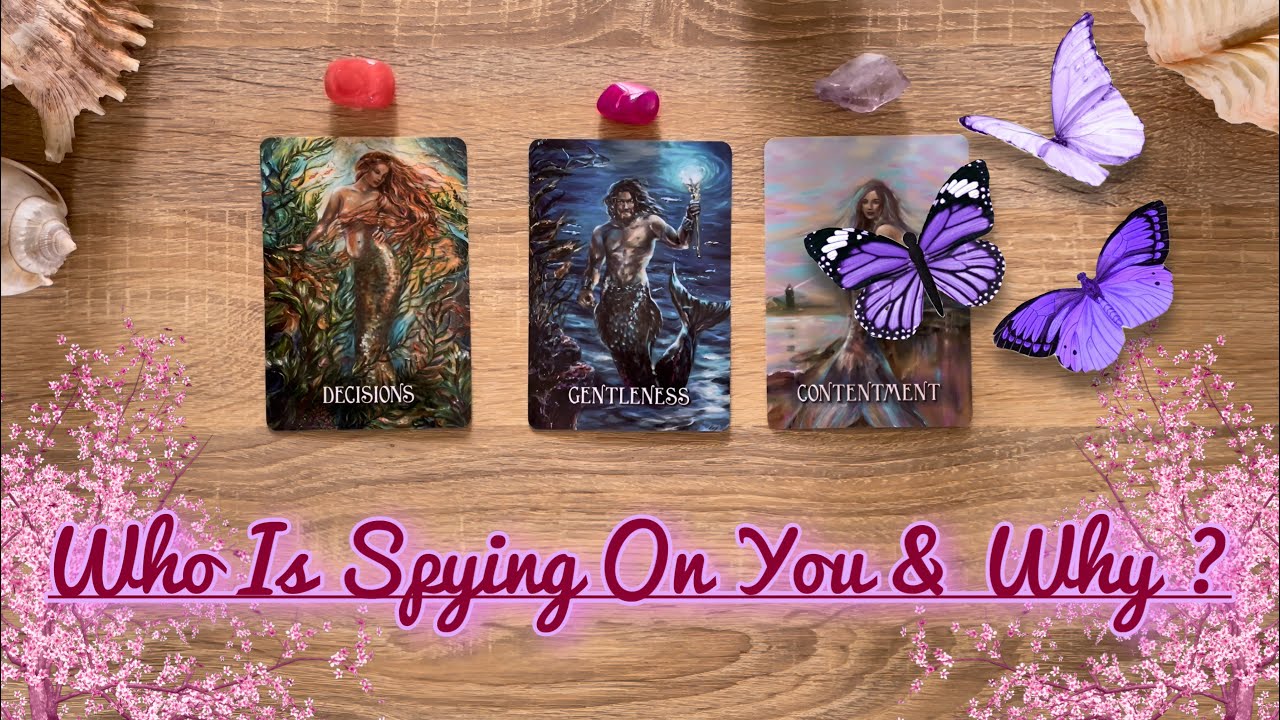Who Is Spying On You & Why👀😳🤫🔮✨ || Pick a Card Tarot Reading